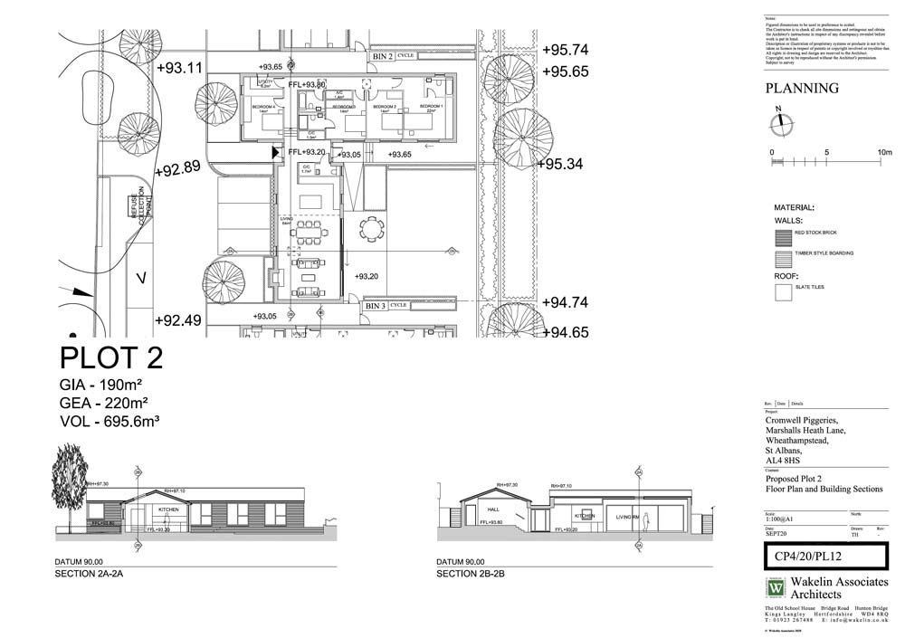 Planning Permission Granted For Four Contemporary Houses On A Brownfield Site Within The